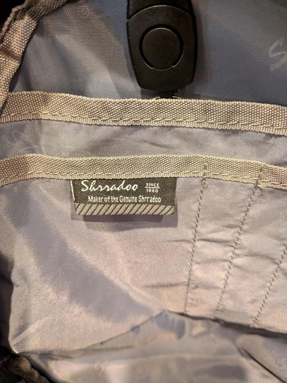 Shrradoo Men's Grey Everyday Backpack - Lightweight Travel & Work Bag